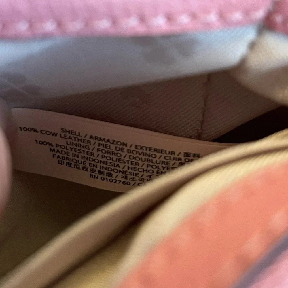 Kate Spade Candy Pink Crossbody Leather Purse With Chain Handle - Picture 8 of 12